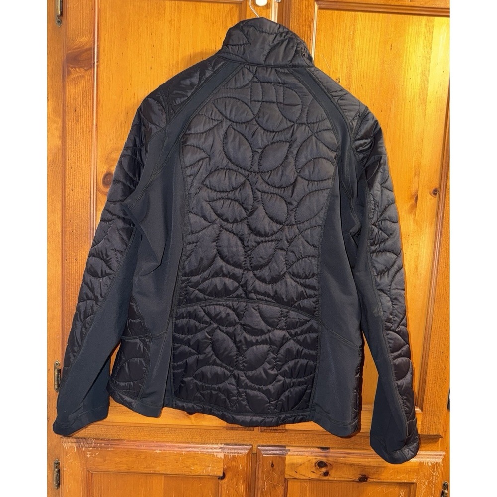Kerrits Jacket Coat Puffer Quilted Women's L Black Horseback Riding Equestrian - Picture 9 of 9